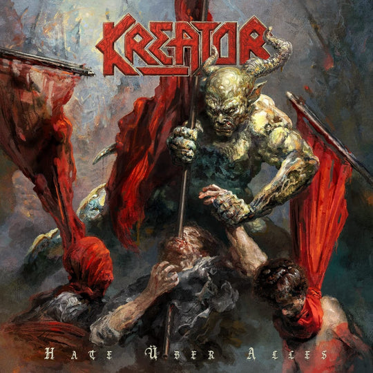 Hate Uber Alles (Trifold, Double Black Vinyl W/ Etching) (2 Lp's) - Kreator