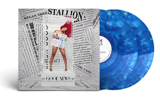 Good News [Explicit Content] (Colored Vinyl, Blue, White, Indie Exclusive) (2 Lp's) - Megan Thee Stallion