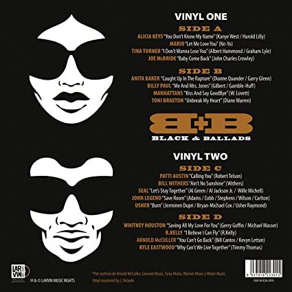 Black & Ballads (B+B) (Limited Coloured Vinyl) (2 Lp's) [Import] - Various Artists