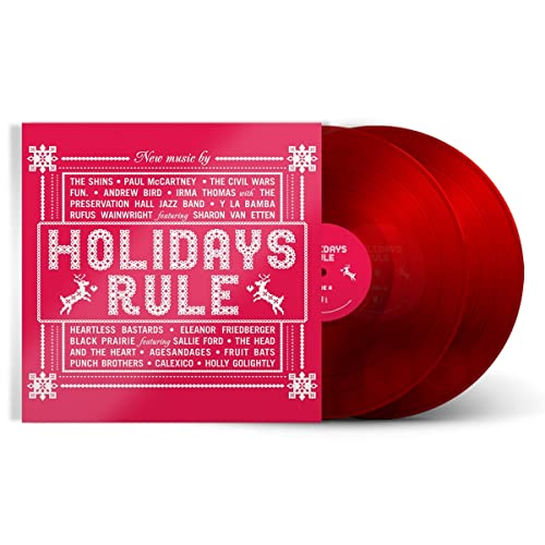 Holidays Rule (Clear Vinyl, Red, Gatefold LP Jacket) (2 Lp's) - Various Artists